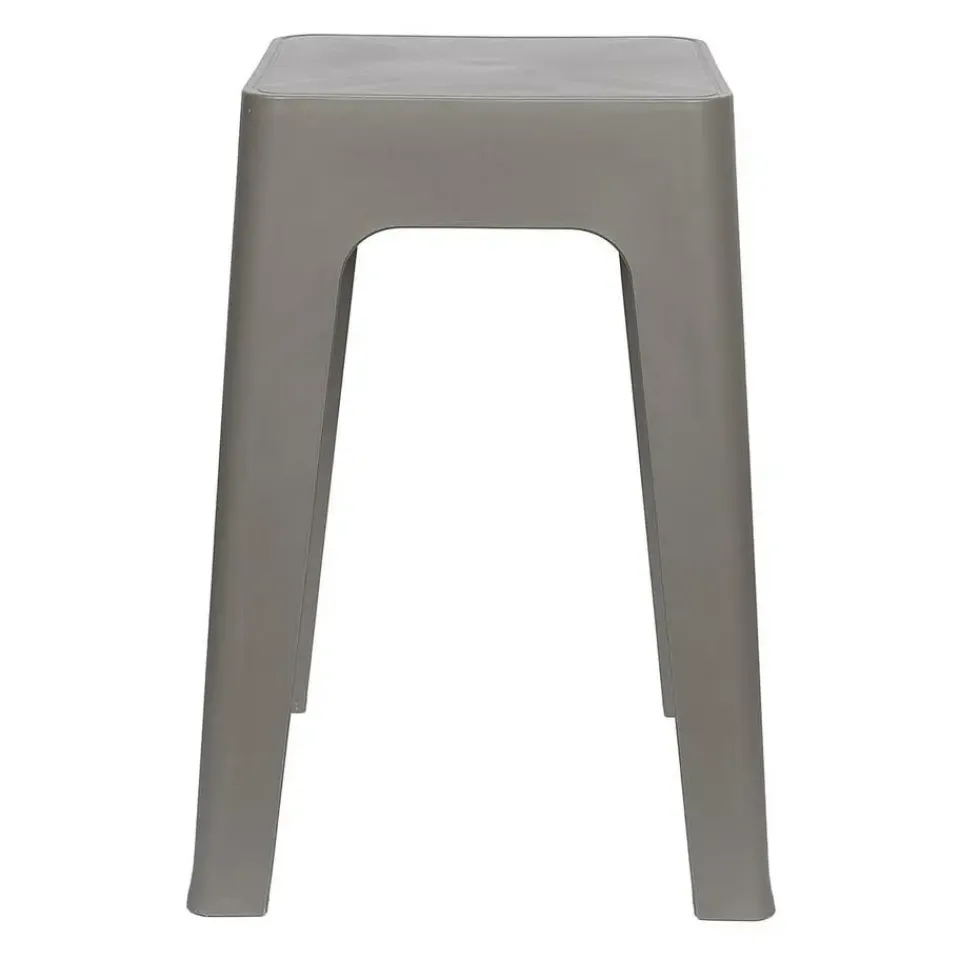 The Home Deco Factory Home Deco Factory zit krukje/stoel - grijs - D34 x H47 cm New