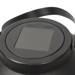 The Home Deco Factory Home deco factory Zonnelantaarn tafellamp - Solar - zwart - 23 cm - kaars Hot