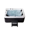 Merkloos HOME DELUXE Buiten whirlpool BEACH Met treden en thermische afdekking