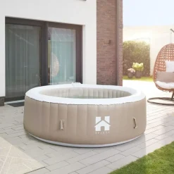 Merkloos HOME DELUXE Buitenwhirlpool SPLASH Beige New