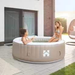 Merkloos HOME DELUXE Buitenwhirlpool SPLASH Beige New