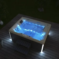 Merkloos HOME DELUXE Buitenwhirlpool STREAM PURE 211 x 156 cm Best