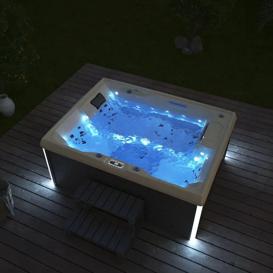 Merkloos HOME DELUXE Buitenwhirlpool STREAM PURE 211 x 156 cm Best