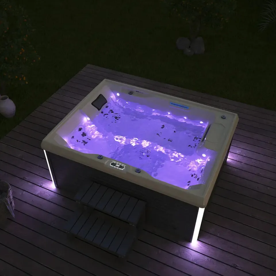 Merkloos HOME DELUXE Buitenwhirlpool STREAM PURE 211 x 156 cm Best