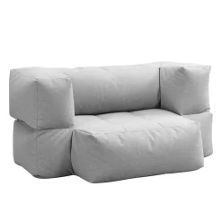 Merkloos HOME DELUXE buitenzitzak HEAVEN - Lichtgrijs - 76 x 152 x 100 cm