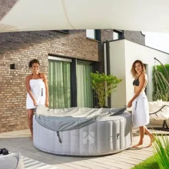 Merkloos HOME DELUXE Opblaasbare Whirlpool Splash Beton 4 st.