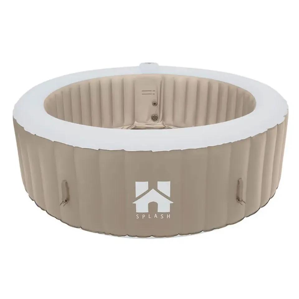 Merkloos HOME DELUXE Opblaasbare Whirlpool Splash Beige 4 st. Discount