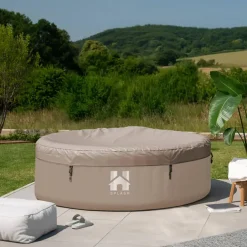 Merkloos HOME DELUXE Opblaasbare Whirlpool Splash Beige 4 st. Discount
