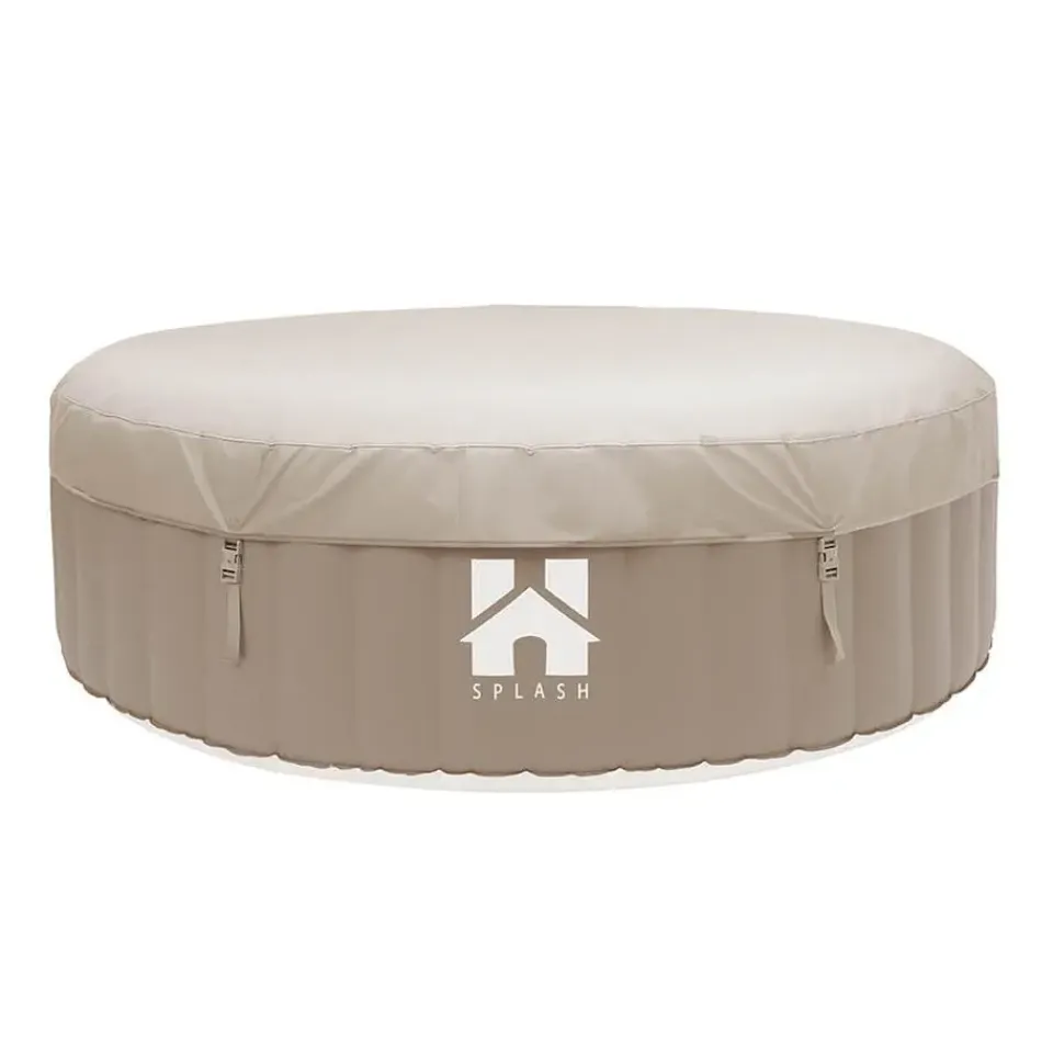 Merkloos HOME DELUXE Opblaasbare Whirlpool Splash Beige 4 st. Discount