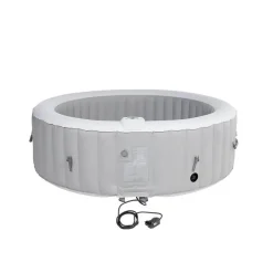 Merkloos HOME DELUXE Opblaasbare whirlpool SPLASH Grijs New