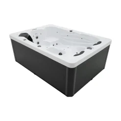Merkloos HOME DELUXE Outdoor Whirlpool SUNSET Met trap en thermische afdekking