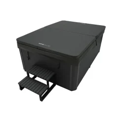 Merkloos HOME DELUXE Outdoor Whirlpool SUNSET Met trap en thermische afdekking