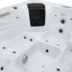 Merkloos HOME DELUXE Outdoor Whirlpool SUNSET Met trap en thermische afdekking