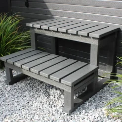 Merkloos HOME DELUXE Outdoor Whirlpool STREAM BIG Met trap en thermische afdekking Discount