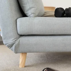 Merkloos HOME DELUXE Slaapstoel SNOOZE - Grijs 79 x 28 x 132 cm Clearance