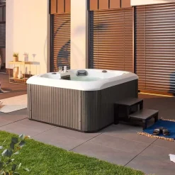 Merkloos HOME DELUXE Whirlpool buiten SEA STAR Met treden en thermische afdekking Outlet