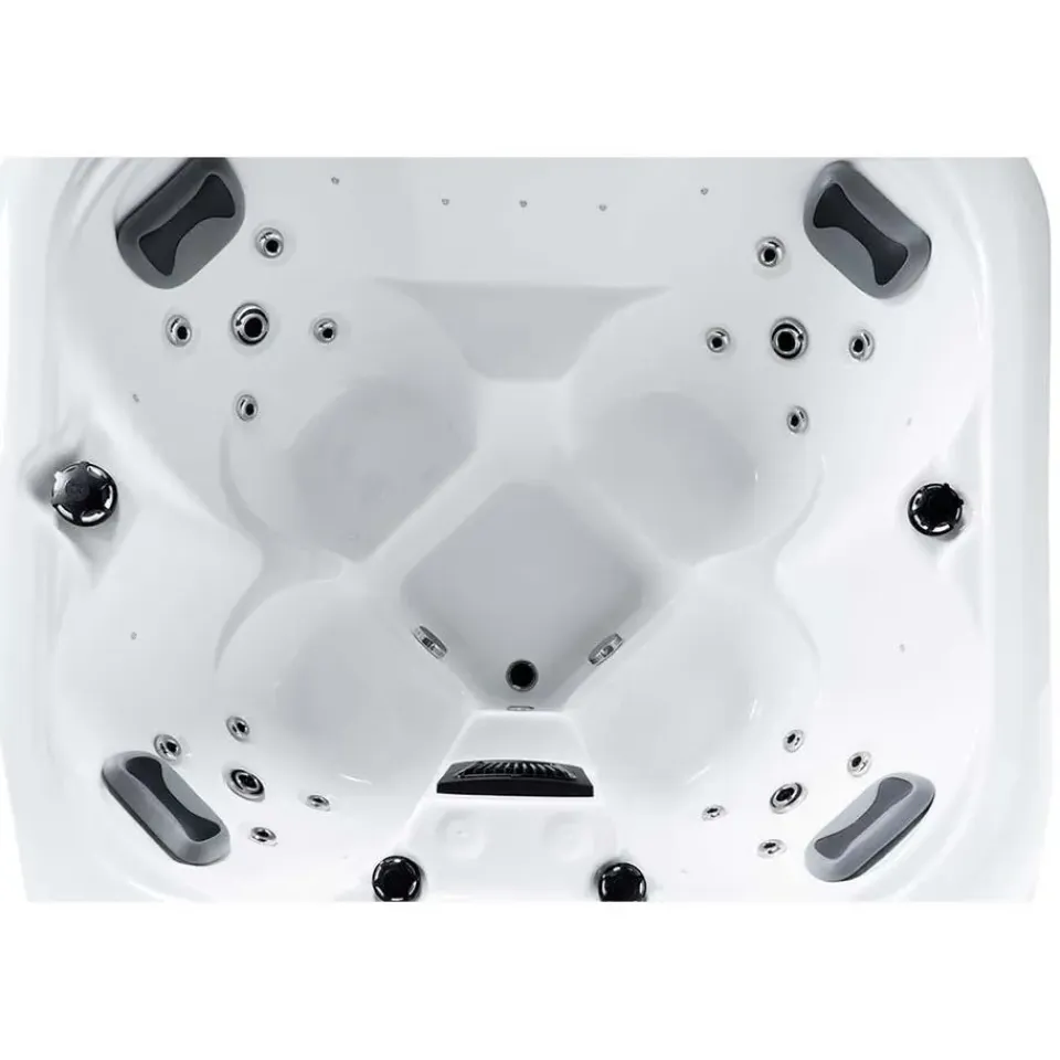 Merkloos HOME DELUXE Whirlpool buiten SEA STAR Met treden en thermische afdekking Outlet