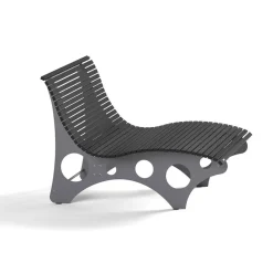 Merkloos HOME DELUXE WPC golfligstoel NIRA antraciet - 148 cm Discount