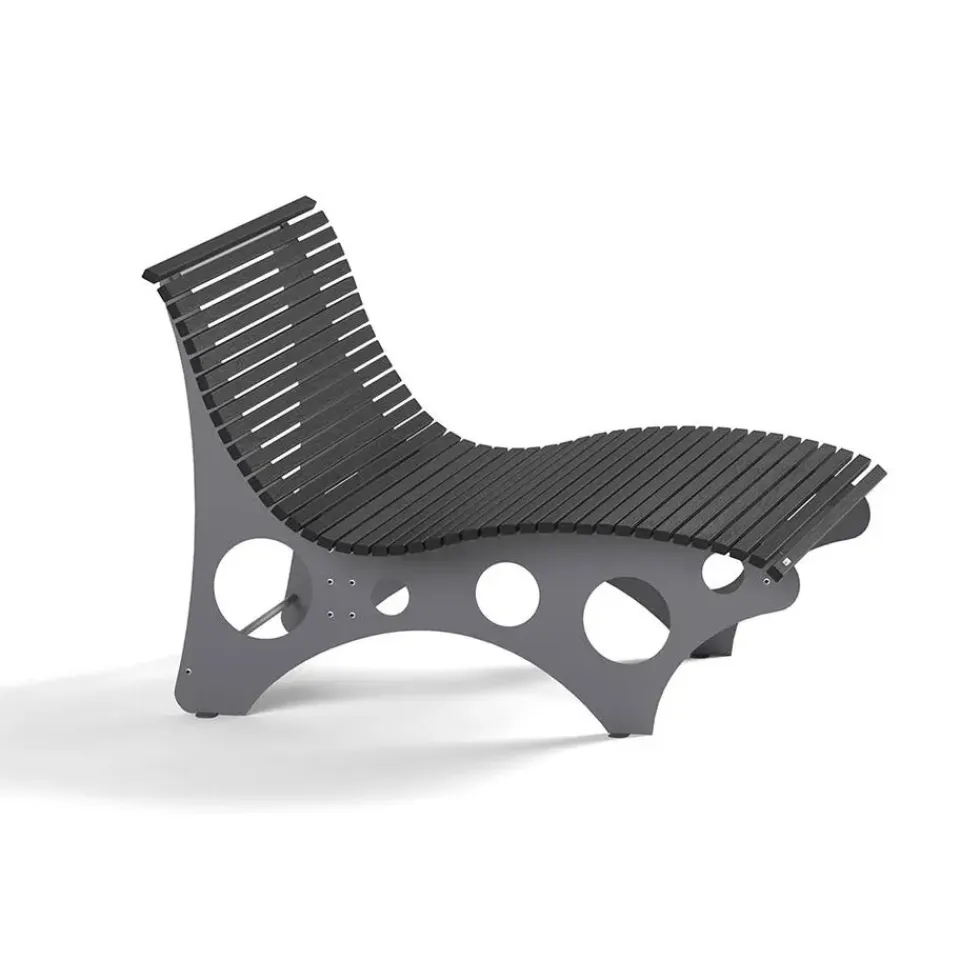 Merkloos HOME DELUXE WPC golfligstoel NIRA antraciet - 148 cm Discount