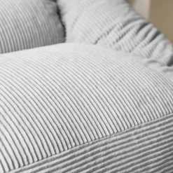 Merkloos HOME DELUXE zitzak COSY lichtgrijs incl. krukje Sale