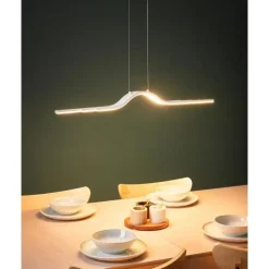 Leen Bakker HONGU - Hanglamp LED - Wit - Metaal Clearance