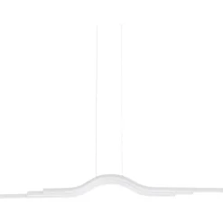 Leen Bakker HONGU - Hanglamp LED - Wit - Metaal Clearance