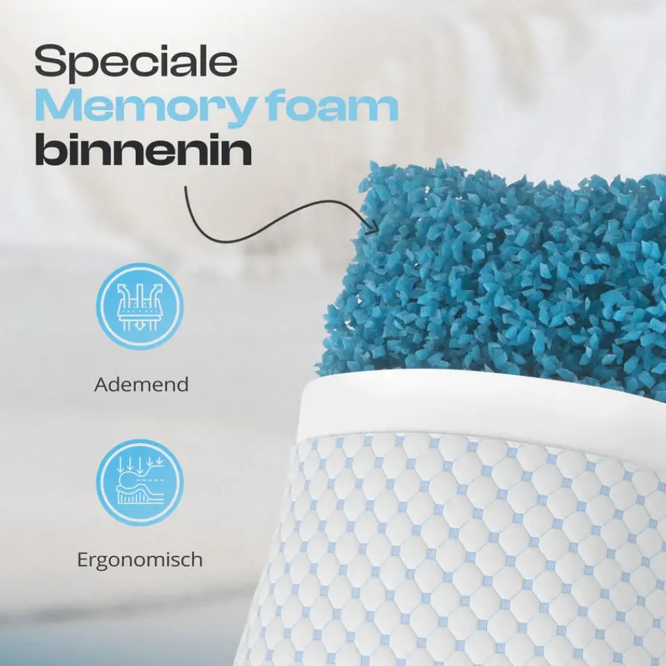 Dreamhouse Hoofdkussen – Memory Foam & Wasbare Hoes Online