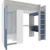 Trasman Hoogslaper Beau 90x200 met bureau & kast - donkerblauw Sale