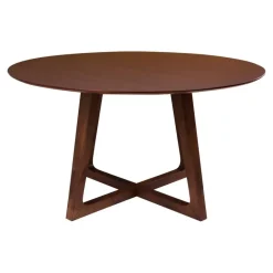 House Nordic Eetkamertafel Hellerup Walnoot Ø137 cm