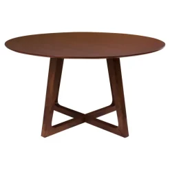 House Nordic Eetkamertafel Hellerup Walnoot Ø137 cm