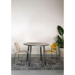 Housecraft Living Housecraft Fabio Eettafel Rond Hout 100 cm Zwart Online