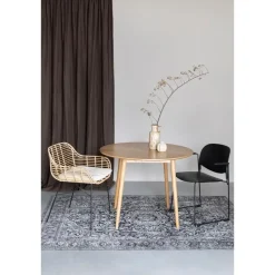 Housecraft Living Housecraft Fabio Eettafel Rond Hout 100 cm Naturel Best