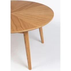 Housecraft Living Housecraft Fabio Salontafel Rond Hout 80x80 cm Naturel Clearance