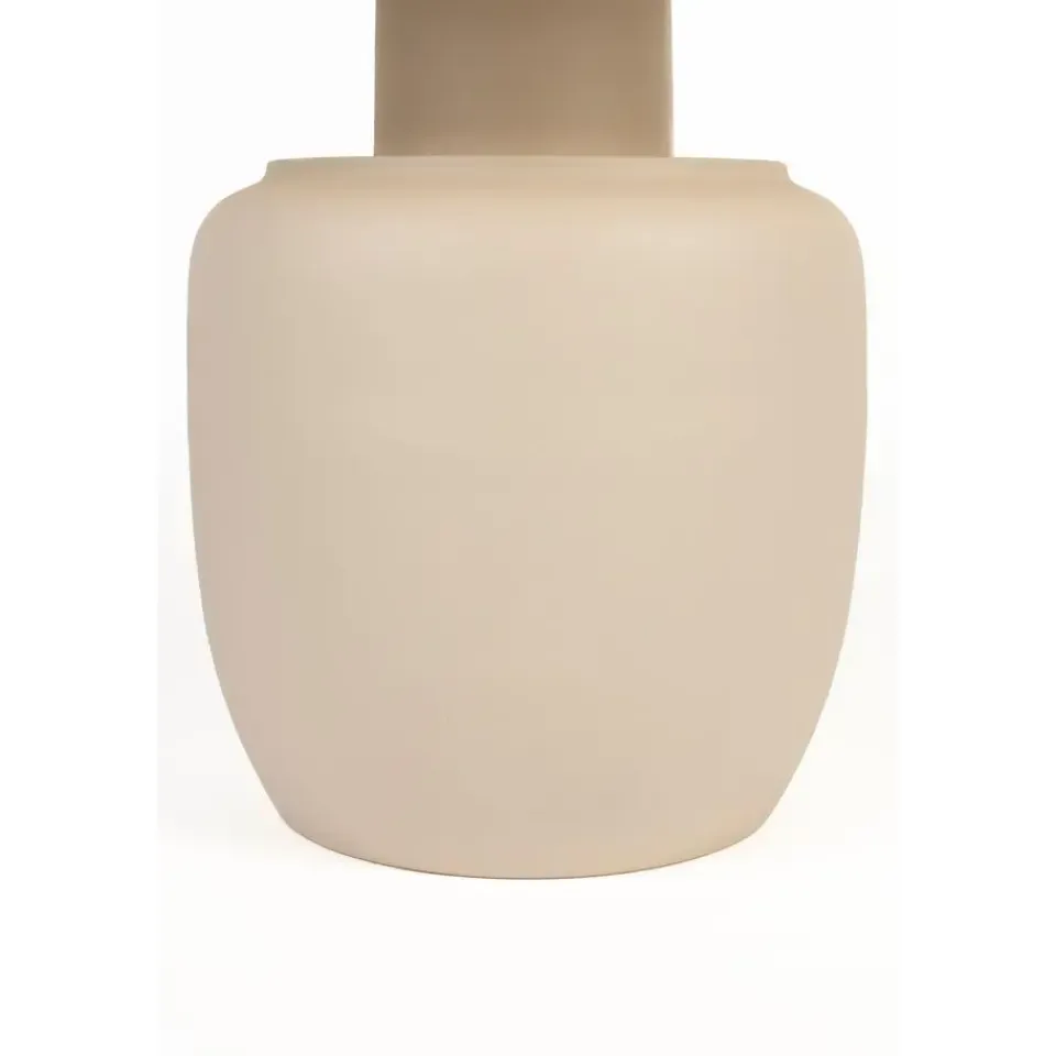 Housecraft Living Housecraft Karula Bijzettafel Travetin-Look 60x60 cm Hoog Beige Clearance