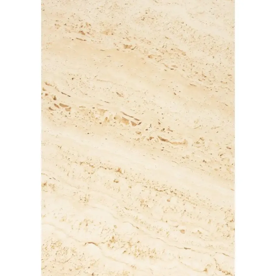 Housecraft Living Housecraft Karula Bijzettafel Travetin-Look 60x60 cm Hoog Beige Clearance