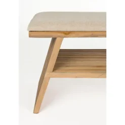 Housecraft Living Djia Bankje Teak Hout - Bruin Clearance