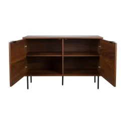 Housecraft Living Flux Opbergkast Laag Walnoot - Bruin Sale