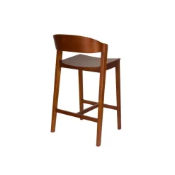 Housecraft Living Wooz Barkruk 65 cm Eikenhout Walnoot bruin Sale