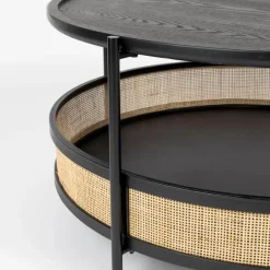 Housecraft Living Housecraft Makoto Salontafel Rond 80x80 cm Zwart Discount