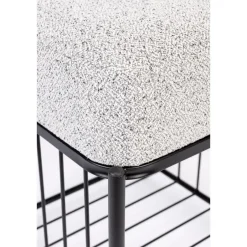 Housecraft Living Housecraft Milou Kruk/ Poef Vierkant - Grijs Discount