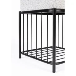 Housecraft Living Housecraft Milou Kruk/ Poef Vierkant - Grijs Discount