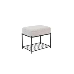 Housecraft Living Housecraft Milou Kruk/ Poef Rechthoekig - Grijs Discount