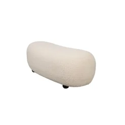 Housecraft Living Housecraft Noxx Hocker Teddy stof Wit