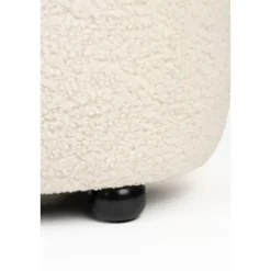 Housecraft Living Housecraft Noxx Hocker Teddy stof Wit