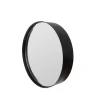 Housecraft Living Housecraft Raj Spiegel/ Wandspiegel/ Badkamerspiegel Rond Metaal 60x60 cm Zwart Outlet
