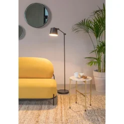 Housecraft Living Housecraft Raj Spiegel/ Wandspiegel/ Badkamerspiegel Rond Metaal 60x60 cm Zwart Outlet