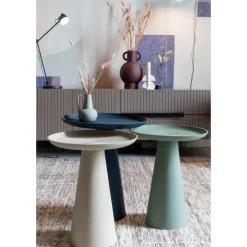 Housecraft Living Housecraft Ringar Bijzettafel Rond Metaal 39,5x39,5 cm (L) Blauw Online