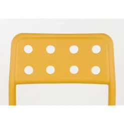 Housecraft Living Housecraft Serra Tuinstoel/ Eetkamerstoelen Kunststof Geel - Set van 4 Hot