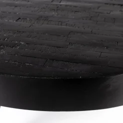 Housecraft Living Housecraft Suri Salontafel Rond Hout Teak 70 cm Zwart Online