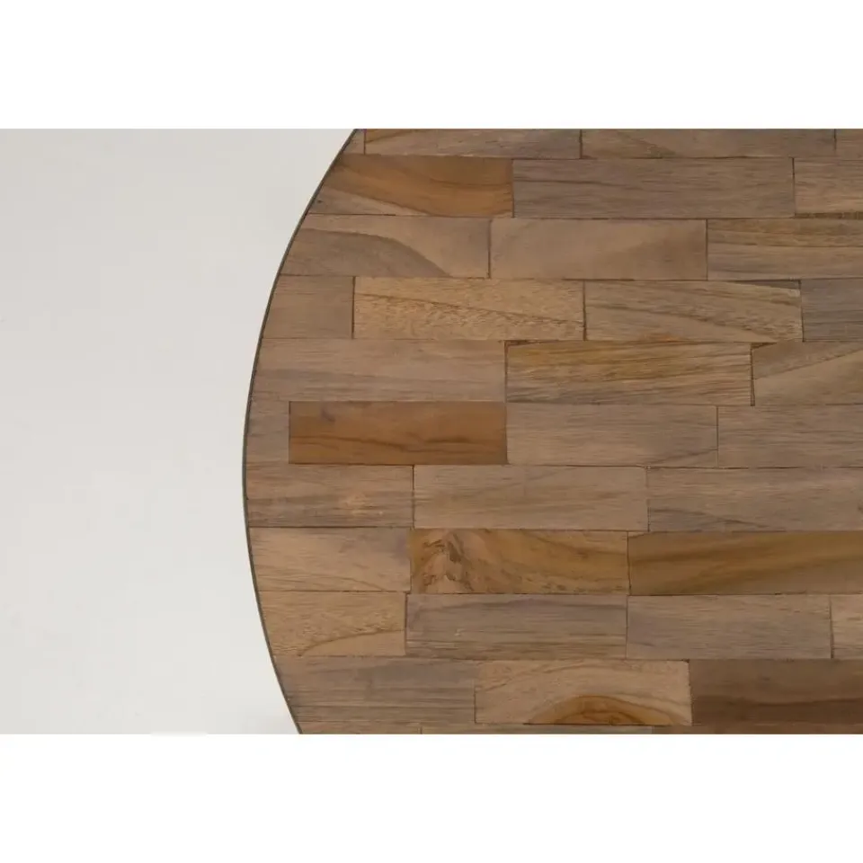 Housecraft Living Housecraft Suri Salontafel Rond Hout Teak 70 cm Bruin Outlet